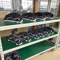 Panel Instrumen Analog Mekanik Spesifikasi Tinggi Premium, Layar 4.3 inci, Kit Peningkatan Penggantian Langsung, Warna Hitam, untuk Lexus 08-15