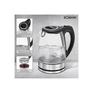 Bomann WKS 6032 g CB wasserkocher 1,7l 2200W glas/edelstahl - Product Image 2