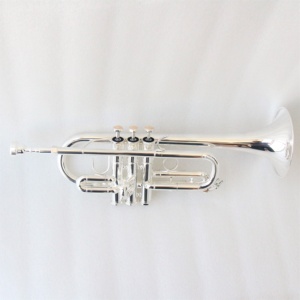 Tromba Eb/D di Alta Qualità, Strumento Placcato Argento, Tromba Professionale Prodotta in Cina - Product Image 2