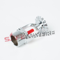 Système d'incendie automatique Safewayfire 68°C, verticale, en acier inoxydable, jet de pluie rouge