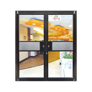 <span class=keywords><strong>Porte</strong></span> de magasin KFC moderne en aluminium <span class=keywords><strong>Hormann</strong></span> Citic Pacific, prix d'usine Chine, avec double vitrage de sécurité trempé - Product Image 1