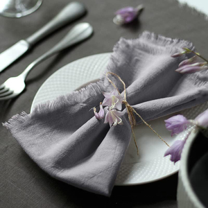 42*42Cm Cổ Phiếu Sẵn Sàng Tua 100% Cotton Nhà Hàng Bữa Ăn Tối Màu Vải Bảng Khăn Ăn Cho Giáng Sinh Đảng - Product Image 3