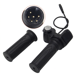 48V 36V 60V Folding Electric Vehicle Level Display Acceleration Twist Throttle <b>Turn</b> Handle Lock - Product Image 1