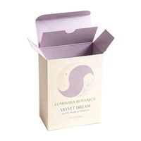 Boîte d'emballage en carton pour cosmétiques, huiles essentielles et parfums, avec fenêtre, conception personnalisée et impression sur mesure pour usine