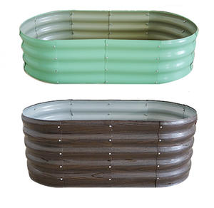 Fioriera Rettangolare in Metallo per Giardino, Produzione all'Ingrosso per Progetti di Giardinaggio - Product Image 5