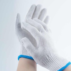 Vietnam 600g/doz 7Gauge Durable Breathable Non-Slip <b>Knitted</b> Reusable Safety Cotton/Polyester <b>Gloves</b> Anti-Heat Anti-Cut - Product Image 1