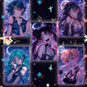 DM Wholesale High Quality Pretty Soldier <span class=keywords><strong>Sailor</strong></span> <span class=keywords><strong>Moon</strong></span> Anime Collectibles Décorations Cadeau pour les Fans d'Anime Enfants Fête d'Halloween - Product Image 2