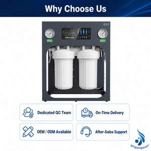 <span class=keywords><strong>Depuratore</strong></span> d'<span class=keywords><strong>Acqua</strong></span> a Osmosi Inversa con Display TDS e Doppio Manometro 400-2000GPD, Macchina Commerciale per <span class=keywords><strong>Acqua</strong></span> Pura per <span class=keywords><strong>Bar</strong></span> e Caffetterie - Product Image 4