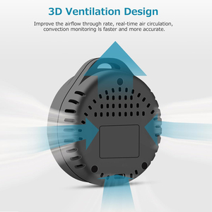 2024 הנמכר ביותר מנתח גז O2 מד ריכוז חמצן צג CO גלאי עשן אזעקת חמצן מד לחוץ - Product Image 3