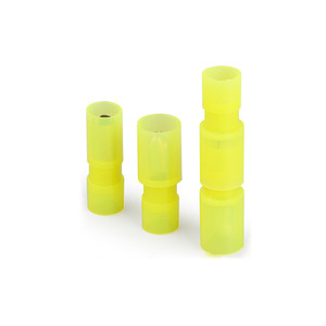 FrFny5.5-195 Bullet Type Quick Disconnect <b>Terminal</b> 4-6mm Yellow Nylon Insulated Brass Core For Electrical Wiring - Product Image 3