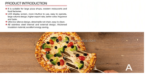 Four à pizza électrique à convoyeur, four <span class=keywords><strong>de</strong></span> cuisson continu commercial pour restaurant latino-américain, fast-food - Product Image 3