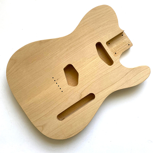 Cuerpo de guitarra personalizado DIY en blanco, de aliso macizo sin acabar, estilo TL para luthier - Product Image 5