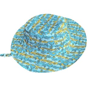 Dairui UV Protect Spring Summer Bucket Hat pour enfants Marine Animal Floral Sun Cap Garçons Filles Beach Fisherman Casual Children - Product Image 5