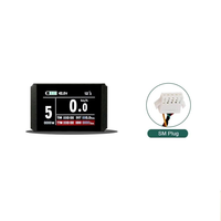 Affichage LCD8H pour vélo électrique KT, 24V 36V 48V, connecteur USB SM étanche, accessoires pour vélo électrique, affichage LCD pour vélo électrique