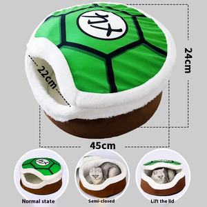 Cartoon Four Seasons Universal Removable Cover Pet <b>Bed</b> Tongluo Burn Cute Cat and Dog Nest Mat - Product Image 3