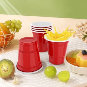 2oz gobelet de fête en plastique jetable extra fort bicolore 60ml coupe de jeu de bière de <span class=keywords><strong>tennis</strong></span> de table verres à liqueur pour la fête - Product Image 3