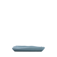 Plato Cuadrado Azul Io de 21x21 cm, Plato Plano