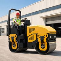 Rouleau compresseur hydraulique diesel polyvalent pour l'aménagement de chemins