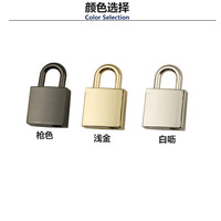 Petit carré sans clé interrupteur suspendu boîte à bijoux serrure sac accessoires décoration cadenas étui pour sac spécial pièces accessoires