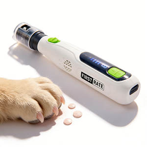 מטחנת ציפורניים חשמלית לכלבים, קוצץ ציפורניים לחיות מחמד, נטען ב-USB, ללא כאבים עם גלגל ליטוש, מתאים לחיות מחמד קטנות/גדולות - Product Image 1