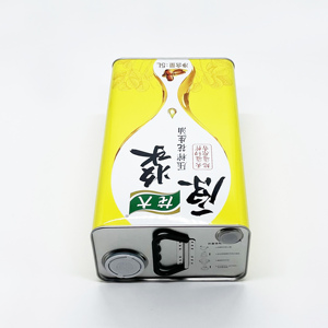Lata Rectangular Vacía de Hojalata para Aceite de Oliva de Grado Alimenticio de 5L con Logotipo Personalizado, Impresión Offset y Superficie Lacada - Product Image 5