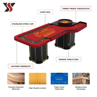 Table de Roulette de Casino Professionnelle de Luxe Moderne YS, Roue en Acier Inoxydable, Construction en Bois, Durable, Écologique, pour le Jeu