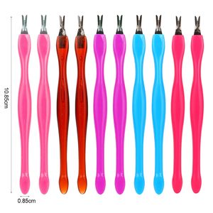 Stainless Steel Nail Art <b>Tools</b> Pedicure Cuticle Trimmer Remover Pusher Dead Skin Callus Removal Fork - Product Image 2