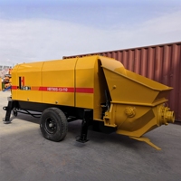 Mesin Pompa Beton Semen Mobile JIUHE Tekanan Tinggi Pompa Beton Trailer Harga Pompa Beton