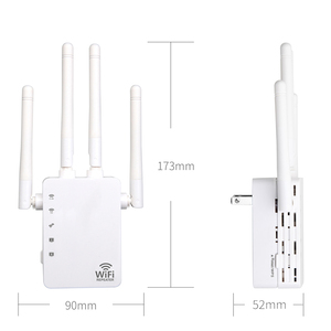 รีพีทเตอร์/โหมด AP 10/100Mbps LAN 2.4G & 5G ดูอัลแบนด์ ไวไฟ รีพีทเตอร์ 1200Mbps ขยายสัญญาณไวไฟระยะไกล สำหรับเล่นเกม - Product Image 4