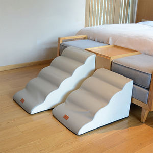 Abnehmbare Abdeckung Pet <span class=keywords><strong>Steps</strong></span> Rampe Wasch bare rutsch feste wasserdichte Stoff Hunde treppe für Betten & Couches Solid FOAM für Hunde - Product Image 2