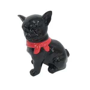 Pot à biscuits en céramique 3D Chihuahua, porte-friandises en forme de chien personnalisé cadeau et artisanat
