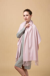 Wholesale Customized Long Merino Wool Cashmere <b>Women's</b> Winter <b>Scarf</b> Shawl Breathable ODM Soft for Travel Daily Use - Product Image 2