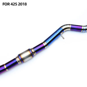 Tubos de Escape Catback de Titanio de Alta Calidad con Válvula y Silenciador, Acabado Liso de 1.2mm de Grosor para <span class=keywords><strong>BMW</strong></span> Serie 4 F32 F33 F36 <span class=keywords><strong>418i</strong></span> 420i 425i 428i - Product Image 5