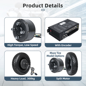 Kit de Motor de Eje Único de 16 Pulgadas, 48V, 800W, 70N.M, Alto Torque, Baja Velocidad, Servo sin Escobillas, para Robot AGV UGV - Product Image 5