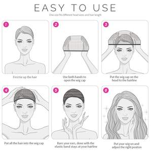 Peluca de <span class=keywords><strong>pelo</strong></span> sintético rizado afro Rubio elegante de 14 pulgadas, fibra de alta temperatura, corta, de aspecto Natural, resistente al calor, sin pegamento - Product Image 6