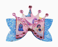 Barrettes à cheveux en gros-grain Sacarla K-Pop Girl Group pour filles, imprimées de dessins animés, avec paillettes, accessoires pour cheveux pour cosplay et fêtes