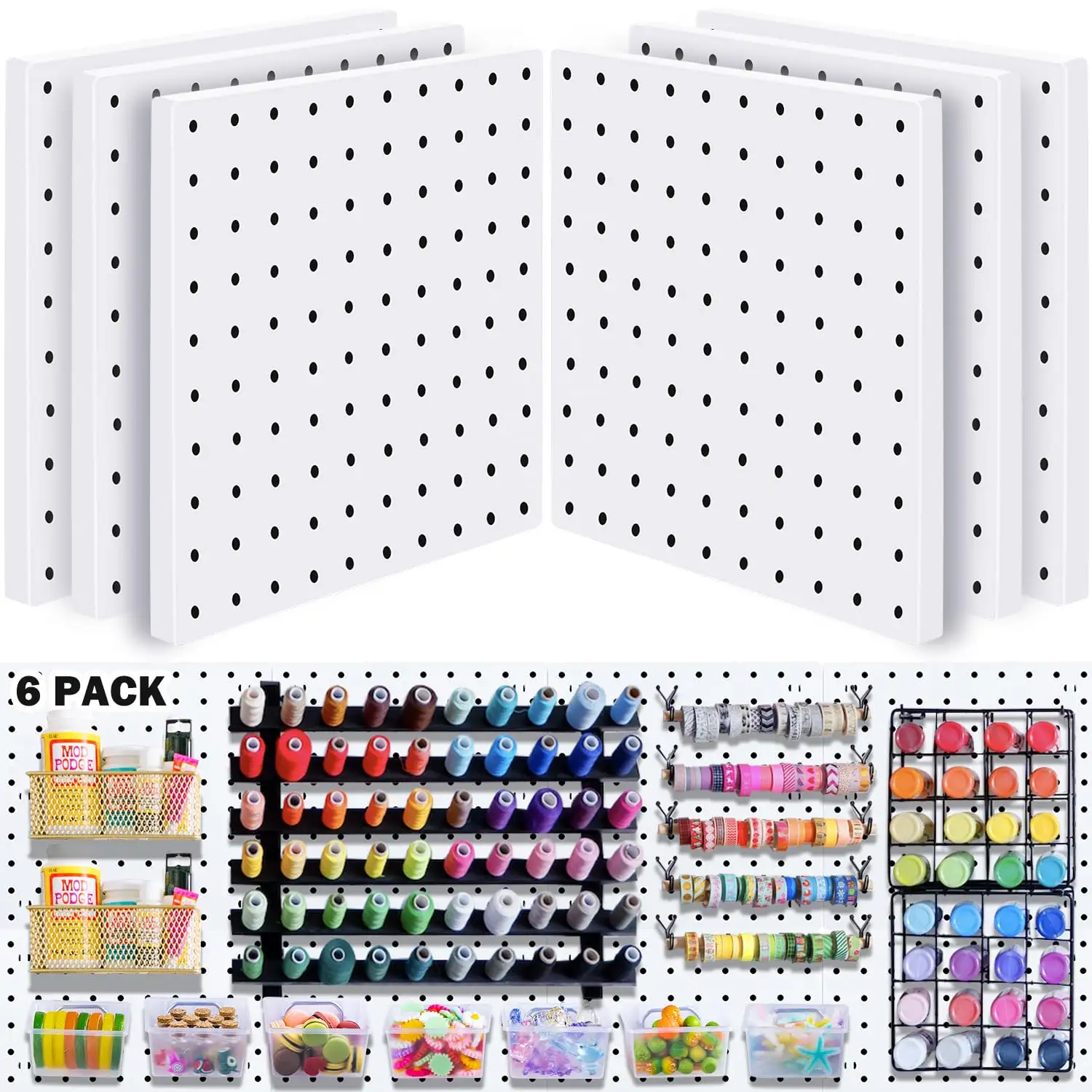 Painéis De Organizador De Parede De Pegboard De Metal, exibição De Montagem Em Parede Pegboard, organizador De Parede De Pegboard