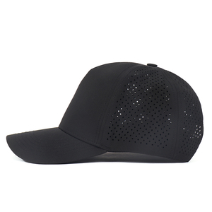 Gorras de Béisbol de 5 Paneles con Perforación Láser, Impermeables, Transpirables, de Poliéster, con Logotipo Personalizable, Letras y Patrones - Product Image 6