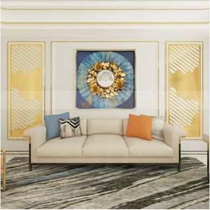 Paravent en acier inoxydable imperméable, design translucide, construction durable, options personnalisées, multifonctionnel, mobile - Product Image 1