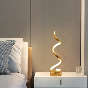 Hiện Đại Đơn Giản LED Xoắn Ốc Hình Đèn Bàn Ánh Sáng Ấm Áp Và Đôi Mắt Chăm Sóc Sinh Viên Thân Thiện Bàn Đèn - Product Image 3