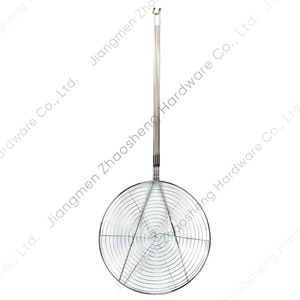 Colador de cocina de acero inoxidable de 10 pulgadas multifuncional para freír fideos y dumplings en olla caliente - Product Image 5