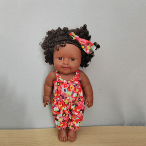 Muñeca Afroamericana de Bambú de 12 Pulgadas para Niños de 4 a 6 Años, Linda Muñeca para Jugar y Calmar a los Bebés - Product Image 4