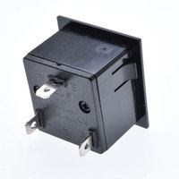 Stopkontak Dinding Universal Multifungsi 13A AC Inlet Hitam, Modul Soket Internasional CE Extender BX-901 Grosir