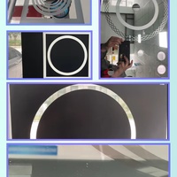 Nueva Máquina de Marcado Láser de Fibra CNC para Esmerilado de Vidrio de Espejo, Máquina de Corte y Marcado Láser para Esmerilado de Espejos LED de Baño