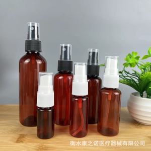 ขวดสเปรย์สีน้ำตาลสำหรับสัตว์เลี้ยง ขนาด 50 มล. 100 มล. พ่นละอองละเอียด พกพาสะดวก สำหรับบรรจุแอลกอฮอล์เหลว ใช้สำหรับบรรจุภัณฑ์ทั่วไป - Product Image 5