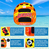 Bateau gonflable rotatif à 3 places B&Y BY-9020 en PVC pour moins de 5 passagers