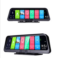 Caméra embarquée GPS de navigation Android 8.1 4G 10 pouces avec 2 Go de RAM, WiFi, enregistreur vidéo FHD 1080P, ADAS, surveillance de stationnement 24h/24