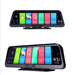 Caméra embarquée GPS de navigation Android 8.1 4G 10 pouces avec 2 Go de RAM, WiFi, enregistreur vidéo FHD 1080P, ADAS, surveillance de stationnement 24h/24 - Product Image 2