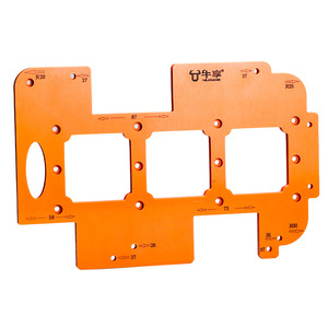 Multi-functional Hole Opening Template Bakelite 86 Type Junction Box <b>Drill</b> <b>Guide</b> For Electrical Installation - Product Image 5