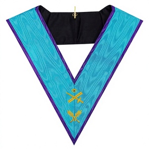 ปลอกคอเจ้าหน้าที่ Masonic REGALIA ของผู้เชี่ยวชาญในพิธีกรรม MISRAIM - Product Image 1